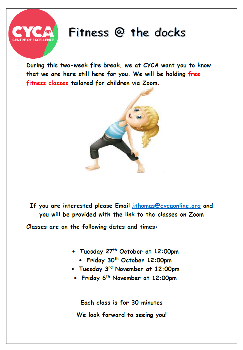 Fitness@theDocks for kids